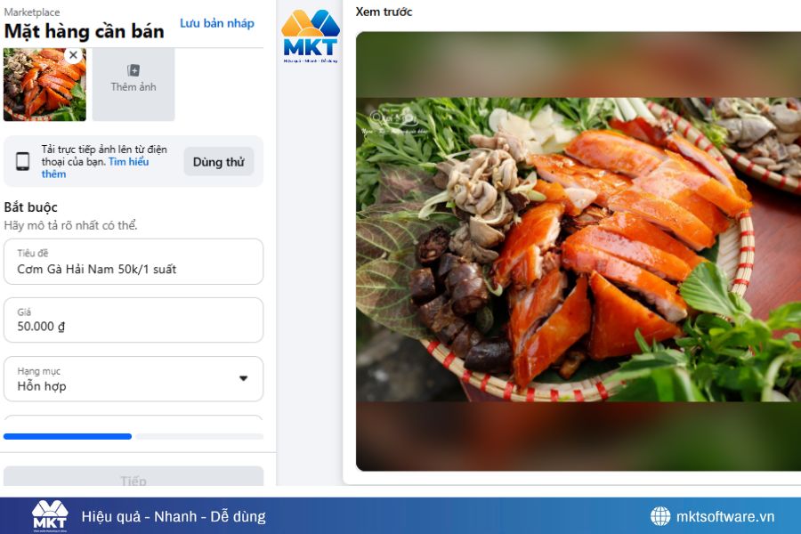Cách bán đồ ăn trên Facebook giúp chốt đơn mỗi ngày