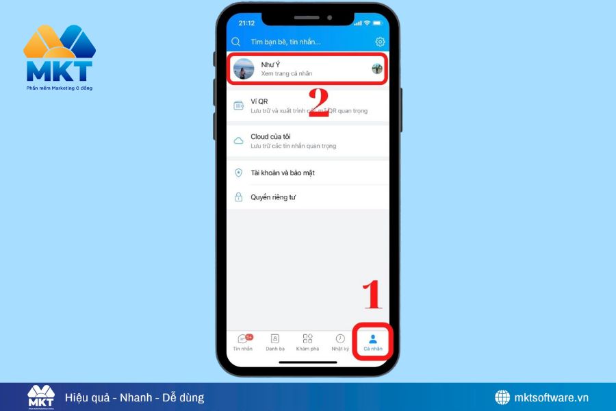 Cách chia sẻ link Zalo bằng mã QR 