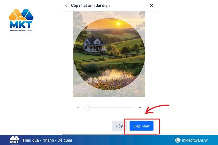 Cập nhật avatar Zalo trên máy tính và Zalo Web
