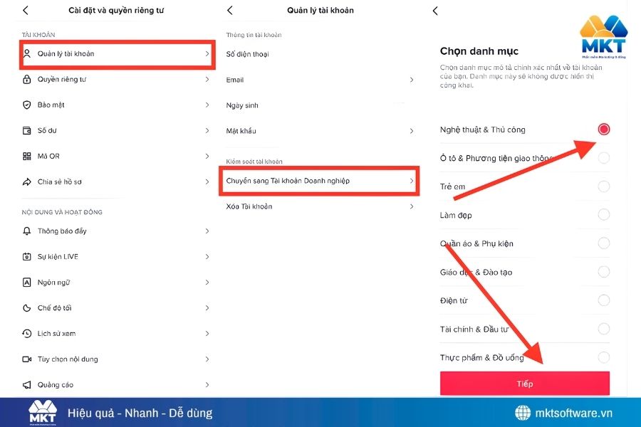 Cách tạo link bio trên TikTok bằng Beacons