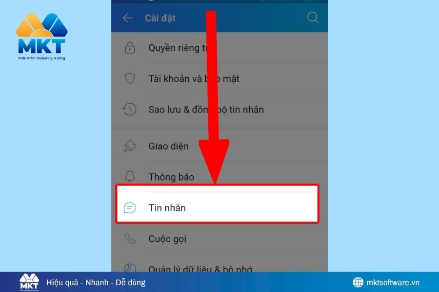 Cách bật Mini Chat Zalo trên Android