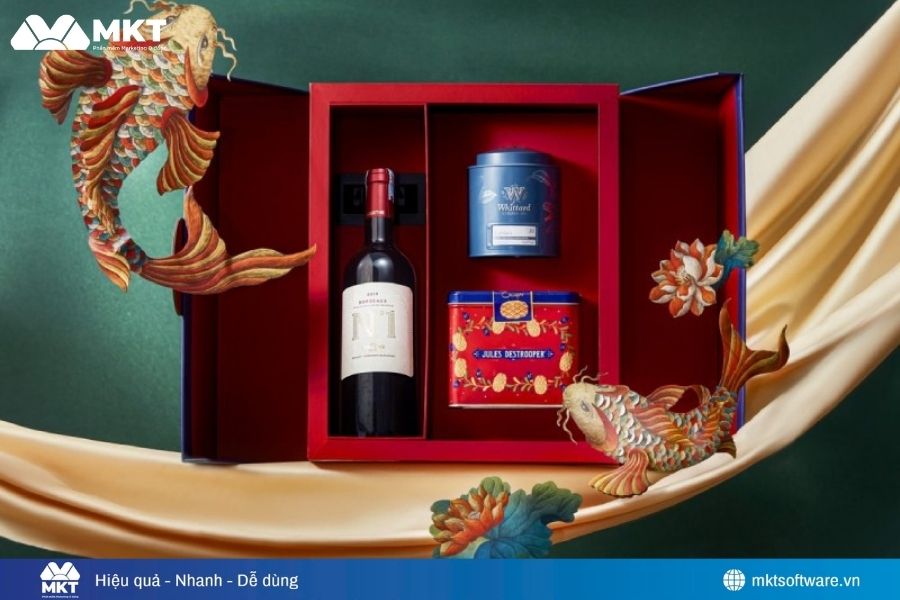 Tặng quà Tết kèm lời chúc đối tác ý nghĩa