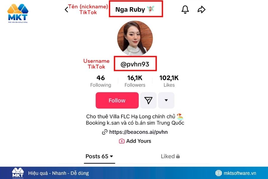 Tên hiển thị TikTok là gì?