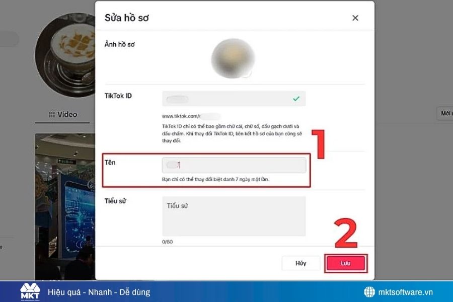 Cách đổi tên TikTok trên điện thoại (Android & iOS)