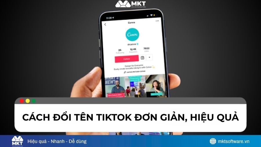 cách đổi tên tiktok
