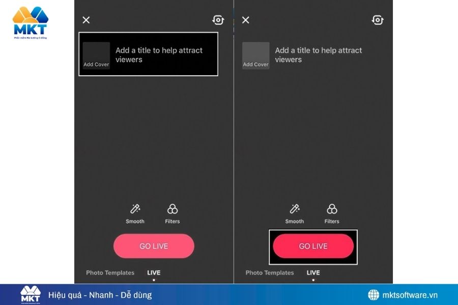 Cách live trên TikTok đơn giản