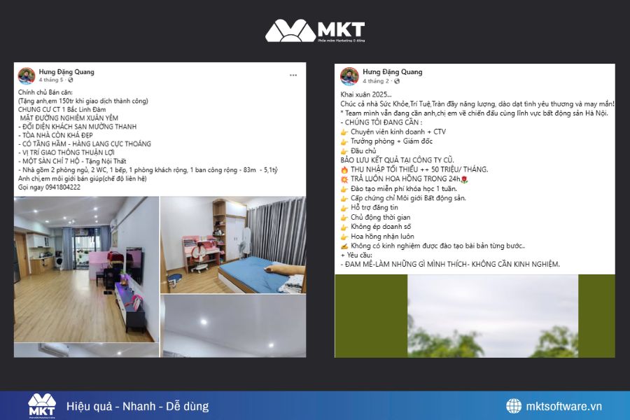 MKT Care giúp anh Hưng đăng bài lên hội nhóm và seeding tự động