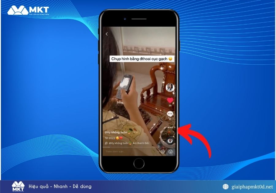 Cách ghim video TikTok
