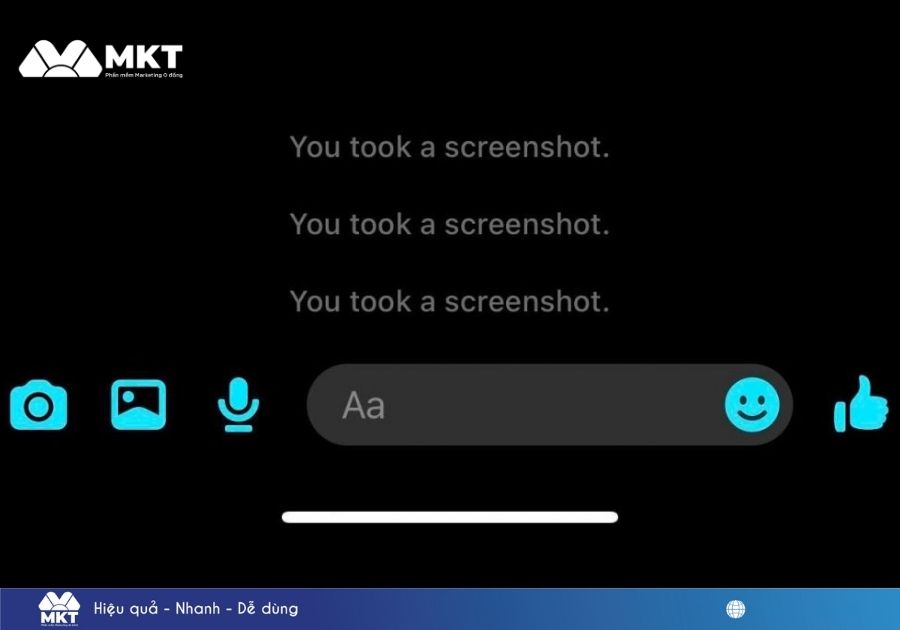 Chụp ảnh màn hình Messenger có bị phát hiện không