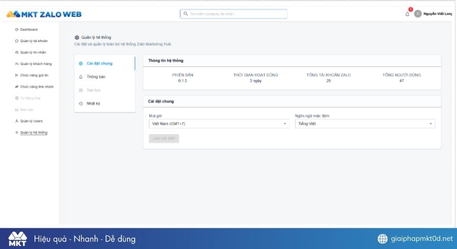 Giải pháp Zalo Marketing