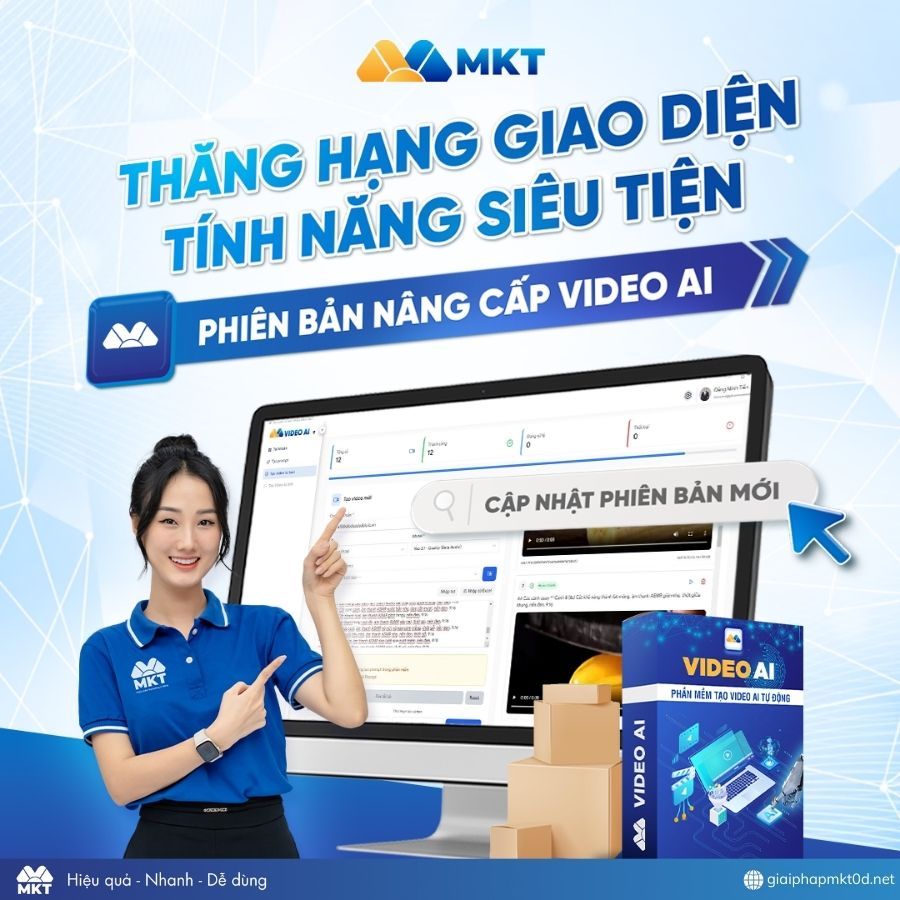 Phần mềm làm video AI Marketing