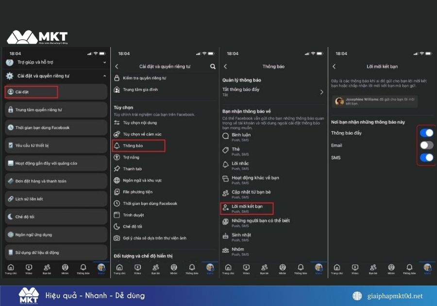 tắt đề xuất kết bạn trên Facebook