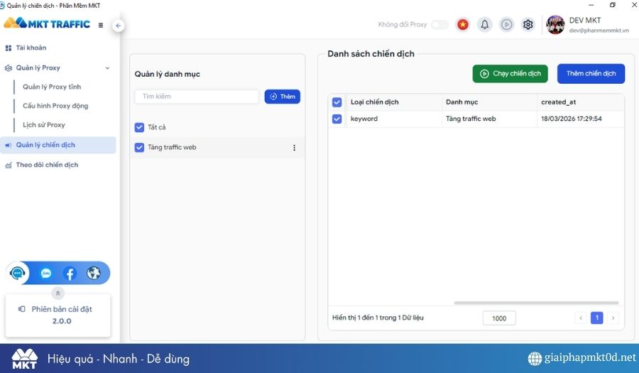 Tool tăng traffic website