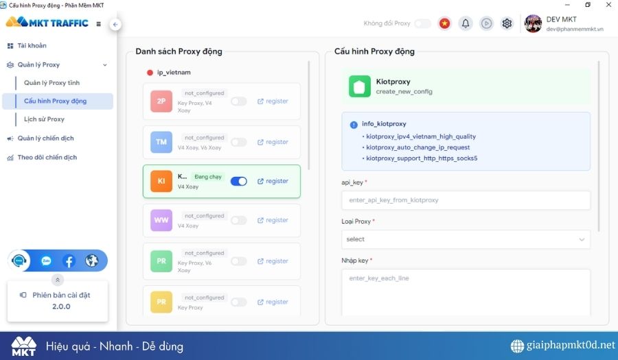 Tool tăng traffic website
