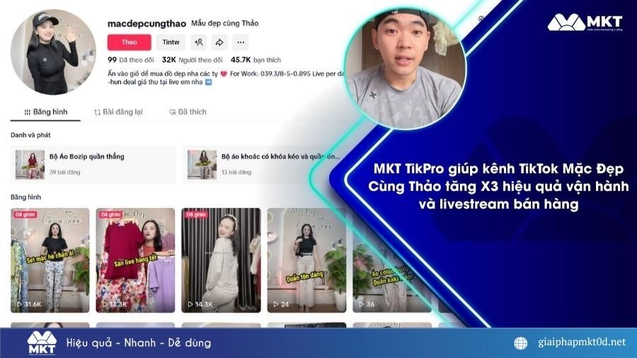 Vận hành kênh TikTok